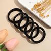 Accesorios para el Cabello Estilo Coreano, Accesorios Sencillos para el Cabello, Ligas para el Cabello de Mujer, Bandas Elásticas Lisas, Accesorios de Moda para Niños, Anillos de Toalla de Alta Elasticidad