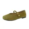Novos sapatos Mary Jane estilo francês, sapatos baixos vintage para primavera e outono para mulheres, sapatos de festa, com sola plana, macios e etéreos, delicados