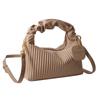 Bolso Nuevo para Mujer Primavera y Verano Color Sólido Terciopelo Simple Casual Diseño de Nicho Para Viajes al Trabajo Versátil Estilo Occidental Bolso Almohada
