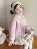 Chaqueta de Algodón para Niñas Otoño Invierno Nueva Elegante Casual Acolchada con Felpa Gruesa Ropa de Algodón Cálida Ropa de Abrigo Ropa de Invierno para Bebés Moderna