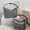 2026 Nuevo Modelo Bolsa para Lonchera Bordada Jacquard Cubi de Luo Jia, Bolso de Hombro Cruzado, Bolso Vintage de Lona Debajo del Brazo para Mujer