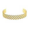 2-7009 Cobre Hecho a Mano DIY Pulsera Ajustable Abierta en Forma de C Accesorios Joyería para Pulsera de Mujer Accesorios Estilo Antiguo Azul Quemado