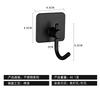 Ganchos de Acero Inoxidable sin Clavos de Múltiples Filas Transfronterizos con Adhesivo Fuerte para Cocina y Baño, Ganchos de Pared sin Clavos, Ganchos de Pared Adhesivos sin Rastro