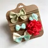 Banda para el cabello para niños europeos y americanos de Amazon, juego de 5 piezas, diadema delgada de nailon con lazo, banda para el cabello de bebé, accesorios para el cabello de bebé, anillo para el cabello