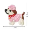 Nuevos parches bordados, accesorios para ropa, accesorios para planificadores DIY, parches originales de perro de dibujos animados