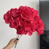 Flores de Hortênsia Artificiais de 5 Cabeças para Arranjos de Casamento, Exposições Florais, Decorações de Janela e Buquês de Flores Artificiais