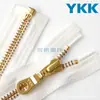 Cremallera YKK No. 5 Cobre Dorado Inicio Único Inicio Doble Cola Cerrada Cabezal de Cremallera YKK Cremallera para Bolsillo de Chaqueta Pantalón