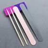 Tira Frotadora para Manicura Set Pulidor de Uñas 13cm Tira de Gasa para Uñas Desgastable Bloque Esponja de Señalización de Madera Set de Cuidado para Manicura