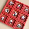 Imán para Refrigerador Panda Guochao Decoración de Año Nuevo Pegatina Magnética de Metal Atracción de Riqueza Colgante de Buena Suerte Regalo de Año Nuevo Recuerdo
