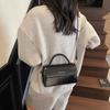 Bolsa Pequena Transfronteiriça Bolsa Feminina 2025 Nova Moda Outono e Inverno Bolsa Transversal de Ombro Único Bolsa Quadrada Pequena de Mão Feminina de Alta Qualidade