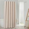 Cortina de ducha de lino sintético personalizada transfronteriza, cortina divisoria para baño, sencilla y moderna, impermeable y antimoho.