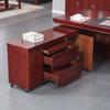 Escritorio ejecutivo de madera maciza escritorio simple moderno pintado escritorio de una sola persona atmosférico madera pintada cuero escritorio de gerente escritorio presidencial ejecutivo