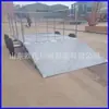 Remolque de Plataforma para Transporte de Residuos de Acero Inoxidable, Entrega Puerta a Puerta, Remolque de Plataforma de Placa de Acero Engrosada, Artículo Predeterminado
