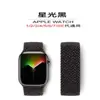 Adecuado para iWatch Apple Smart Watch Correa Arcoíris Tejida de Círculo Único Correa de Reloj Deportiva Apple Smart Watch
