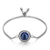 Pulsera de Cristal de Joyería Simple de Acero Inoxidable Estilo Japonés y Coreano Pulsera de Moda para Dama para Novia