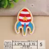 Atacado Transfronteiriço de Patches Bordados, Patches Decorativos de Roupas Tendências de Marca Espaçonave Foguete Astronauta