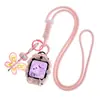 Adecuado para el Reloj Teléfono Little Genius Z11 Edición Junior, correa para Z6PRO/Z9/Z8, colgante de mariposa de caramelo, cubierta de caja D5