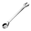 Llave de Carraca de Flor de Ciruelo de Dos Vías Rápida, Llave de Doble Propósito de Flor de Ciruelo Abierta de Ahorro de Mano de Obra, Acero al Cromo Vanadio Forjado de Precisión
