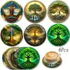 Jogos Americanos de Madeira para Novos Produtos Transfronteiriços, Porta-Copos Redondos de Madeira, Artesanato de Madeira para Festas Familiares, Porta-Copos Decorativos de Madeira