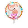 Nueva estrella de dibujos animados deluling na Beier globo de aluminio fiesta de cumpleaños infantil decoración de cumpleaños