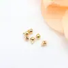 Fecho Final para Pulseira e Colar DIY, Fivela de Posicionamento em Fio de Aço, Fecho de Panela de Pressão, Contas de Posicionamento Color-Preserving Banhadas a Ouro Real 18K