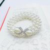 Cinto de Pérolas Feminino Decorativo para Vestido Terno Versátil Estilo Coreano Doce 22 Designs Corrente Fina Elástica para Cintura