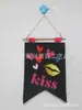 Lienzos Colgantes de Pared para el Día de San Valentín Lienzos de San Valentín Lienzos Festivos Tela Decorativa Colgante de Pared