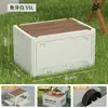 Caja de Almacenamiento Gruesa Plegable para Ropa, Juguetes, Hogar, Lado Exterior, Caravana, Caja de Almacenamiento Multifuncional para Camping