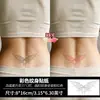 Adesivos de tatuagem que mudam de cor asas laço estilo dopamina ins barriga personalizada peito nicho decoração fofa