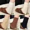 Calcetines de lana para niños otoño e invierno calcetines Maillard acolchados cálidos medias de cachemira invierno zapatos Birkenneth calcetines apilados