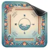 Alfombrilla de ratón cruzada alfombrilla de Mahjong patrón floral personalizado alfombrilla de escritorio mesa de juego juego de mesa alfombrilla de Mahjong europea y americana XU americano