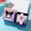 2024 Nuevos Relojes Sanrio para Niños al por Mayor Fiesta Estudiantil Relojes de Cuarzo para Niñas Populares Relojes Decorativos de Dibujos Animados Comercio Exterior