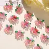 La primavera se acerca: Flores de cuentas tejidas de flor de cerezo, racimos de flores coloridos de patchwork, accesorios para el cabello hechos a mano para DIY, adornos para el cabello y accesorios para pendientes