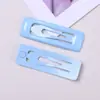Pinzas para el pelo de colores caramelo de 3,2 cm, Pinzas cuadradas mini con baño de aceite, Pinzas para flequillo, Pinzas para el pelo de niños, Accesorios para el pelo al por mayor