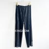Serie de Pantalones de Malla Plegada de Doble Capa de Alta Gama Japoneses y Coreanos Estilo Miyake para Mujer Pantalones Urbanos Elegantes Ajustados