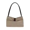 Bolsos Otoño Invierno Estilo Maillard Para Viajar Suede Felpa Bolso de Hombro Único Bolso de Axila Sensación de Alta Gama Bolso Tote Retro Esmerilado Mujer