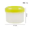 Mini Caja de Condimentos de Plástico, Frasco de Condimentos Portátil para Exteriores, Caja de Condimentos Transparente de Grado Alimenticio para el Hogar, Botella de Salsa, Caja de Embalaje
