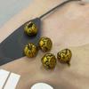 Botones Metálicos de Loto Estilo Chino Étnico Hanfu Traje Tang Botones Cheongsam Accesorios para Ropa DIY