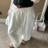 Pantalones de Pijama para Mujer Estilo Coreano Primavera y Otoño Algodón Nube Rayados Largos Holgados Ropa de Casa Adecuados para Usar al Aire Libre Ropa de Hogar Verano