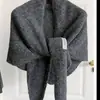 Xale de Lã de Alta Qualidade para Mulheres, Cachecol Triângulo Quente Versátil Estilo Coreano Outono e Inverno Novo, Protetor de Pescoço com Ar Condicionado, Colete Tricotado