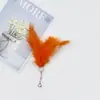 Juguete para Gatos Palo Atrapador con Pluma y Campana Cabezales de Repuesto, Juguete de Peluche para Mascotas, Gadget de Entretenimiento para Gatos, Juguete para Mascotas para Aliviar el Aburrimiento Fábrica de Juguetes para Mascotas