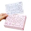 Adesivos de Presente de Aniversário com Strass Adesivos de Strass Prata Adesivos de Estrela Adesivos para Embalagem de Presente Adesivos de Coração 3D