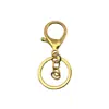 Anillos para Llaveros al por Mayor, Colgantes de Metal, Pinzas para Perros, Ganchos para Puertas, Broches de Langosta, Juego de Tres Piezas, Accesorios para Joyería DIY Chapados que Conservan el Color