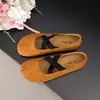 Sapatos Mary Jane retrô estilo francês com tiras cruzadas para mulheres, novos sapatos baixos de balé de outono 2026, sapatos rasos para noite