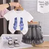 Conjunto de Roupa de Verão para Bebê Menino Estiloso Colete Falso Conjunto de Shorts de Manga Curta Roupas Frescas de Verão para Crianças Estilo de Verão para Menino