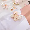 Moda y Creatividad Puños de Ropa DIY, Accesorios con un Toque de Lujo, Botones de Camisa Florales Grabados con Láser, Botones de Cuello y Joyería