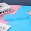 Estuche de Plástico para Lápices, Caja Sencilla para Empaquetar Papelería, Estuche de Doble Compartimento Esmerilado, Organización y Almacenamiento de Escritorio para Estudiantes