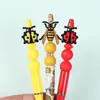 Hexing Nuevo Producto Mariquita Estéreo 3D Cuentas de Silicona Dibujos Animados DIY Joyería de Cuentas Accesorios para Pulseras Cuentas de Abeja Venta al por Mayor