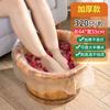 Bolsa Desechable para Baño de Pies 12Wu Espesada Transparente Impermeable Bolsa para Baño de Pies Hogar Baño de Pies Cubeta de Madera Set para Terapia de Pies