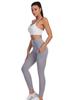 2021 Explosiones Transfronterizas de Comercio Exterior Europeo y Americano Pantalones de Yoga Yiwu Cintura Alta Cadera Ajustados Deportivos Bolsillo Lateral Leggings